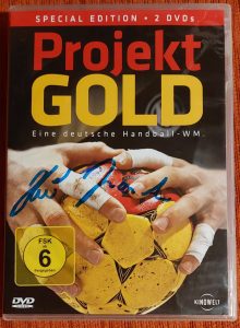 DVD zum Sieg der Handball WM 2007 mit Signatur von Heiner Brand