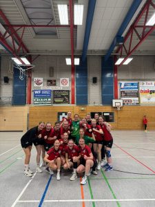 1. Damen nach dem Spiel gegen Emsdetten