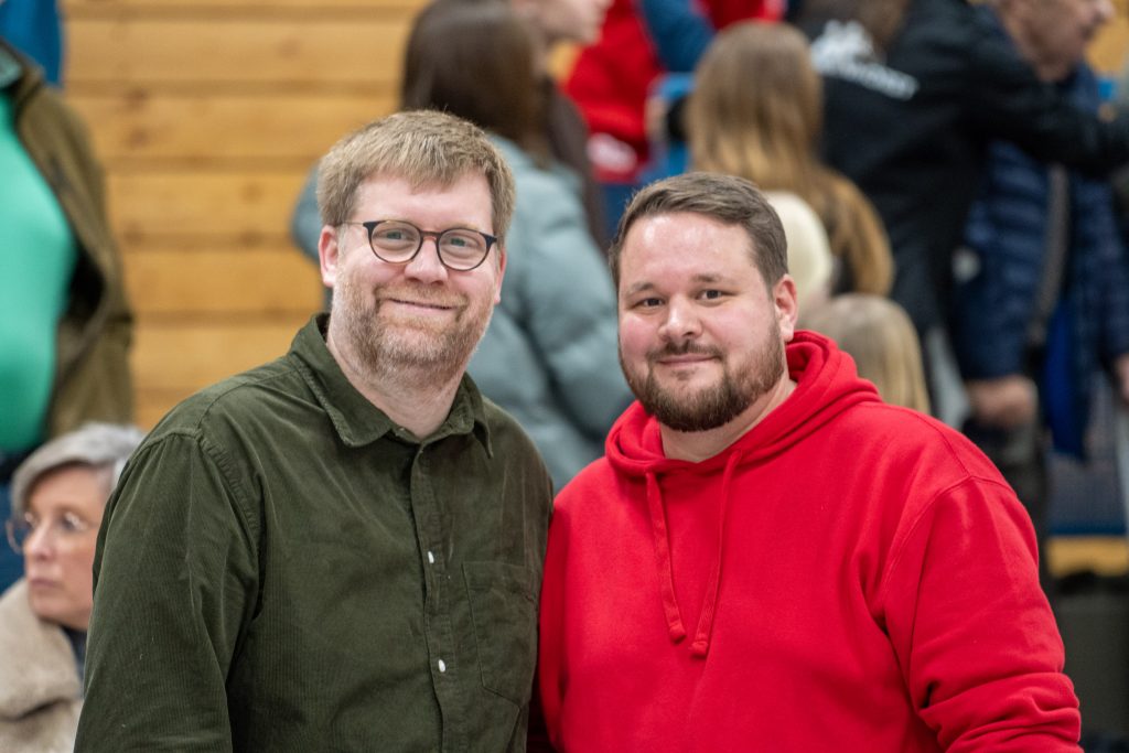 Die Organisatoren Stephan Erdmann (li.) und Mats Wolke (re.) waren voll zufrieden mit dem Event