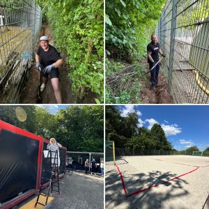 Arbeitseinsatz am Beachplatz